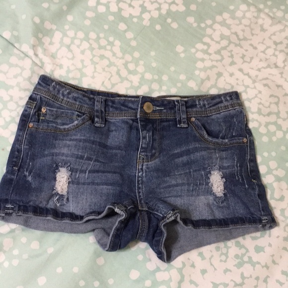 Demin Blue Shorts - Picture 1 of 3